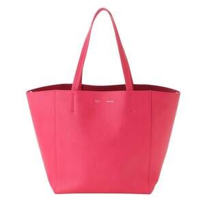 Celine Cabas Phantom Leather Tote Bag Pink